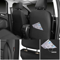 CAR PASS universal-fit straps illustrate easy, secure attachment.