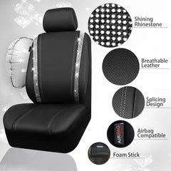 CAR PASS waterproof faux leather texture closeup emphasizes durability and spill resistance