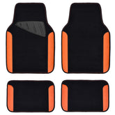 CAR PASS waterproof floor mat front left with heel pad for secure grip