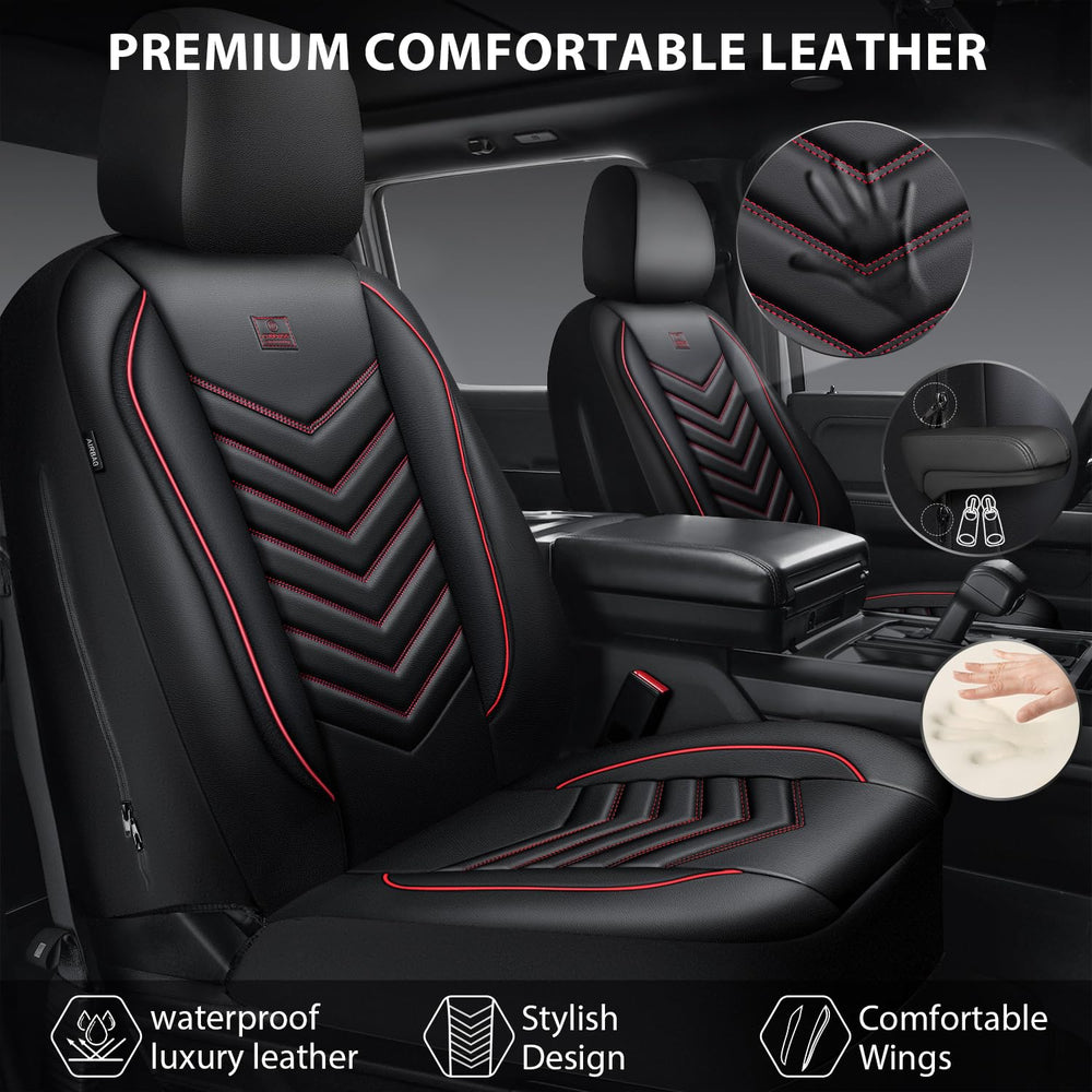 CAR PASS waterproof leather seat cover cleans easily and guards against spills