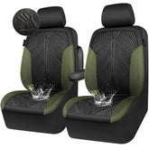 CAR PASS waterproof neoprene seat cover protects the front seats from spills and wear.