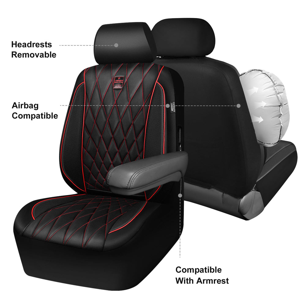 CAR PASS waterproof seat covers keep interior clean and protected during spills