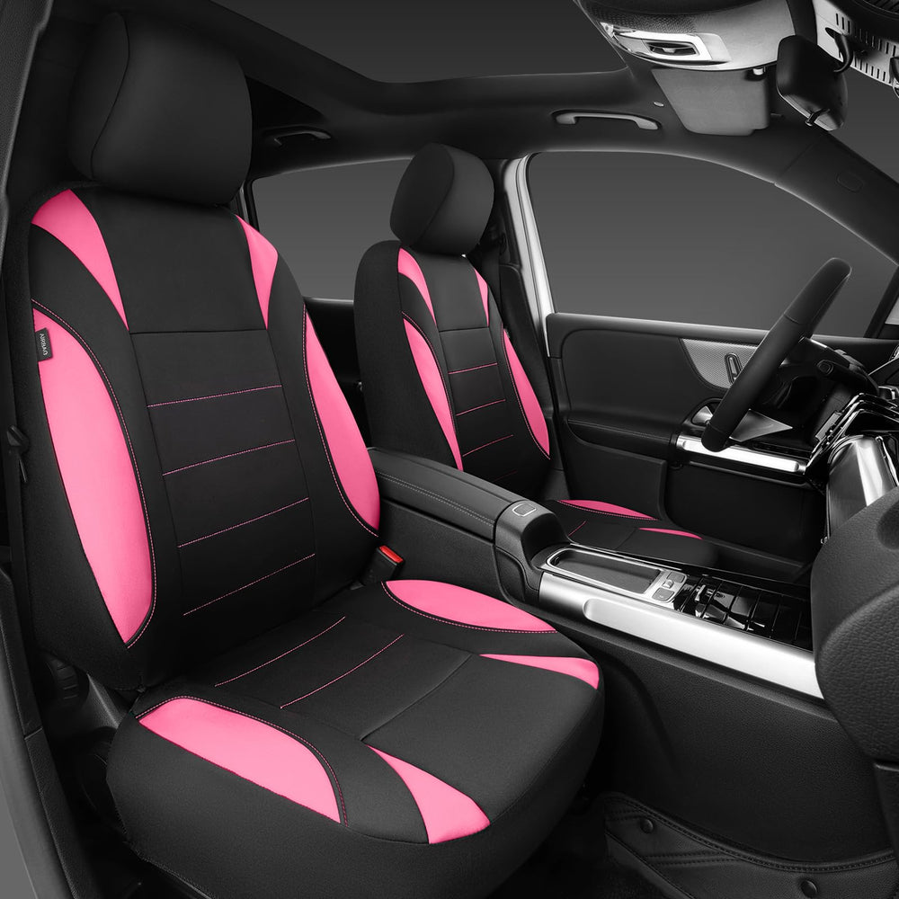 CAR PASS full-set rear-seat covers shield upholstery during family trips.