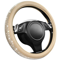 CAR PASS women's gift style steering cover adds glam to drives.