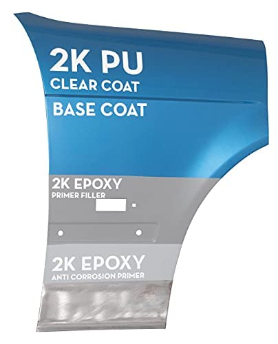 CAR-REP 2K clear coat aerosol can front highlights professional gloss potential.