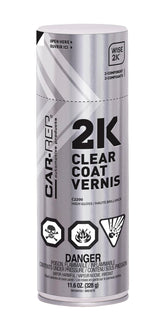 CAR-REP 2K clear coat bottle close-up shows ready-to-use formula for fast jobs.