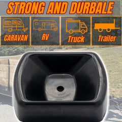 Caravanture anti-slip stabilizer helps prevent movement on smooth surfaces.