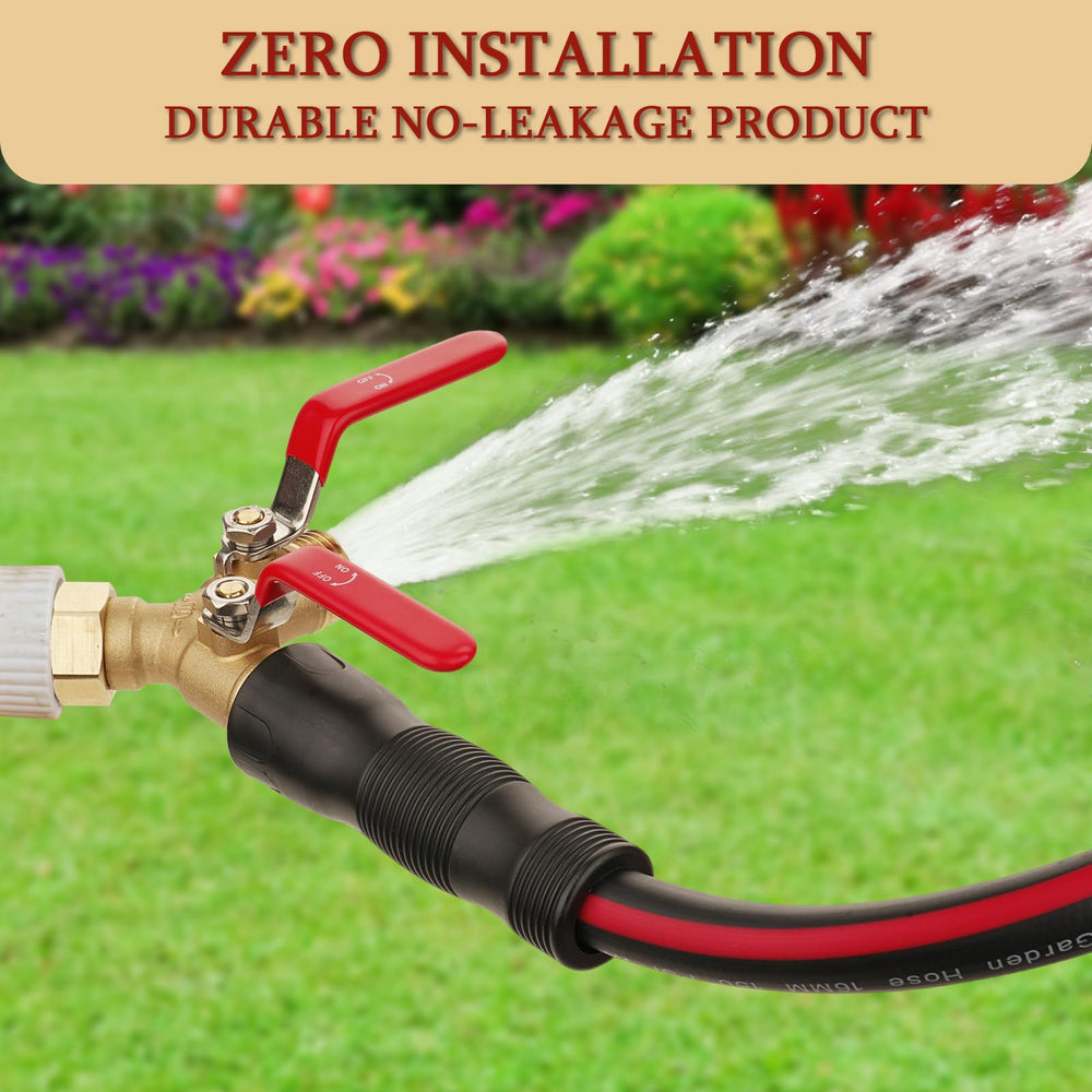 Caravista Garden Hose Splitter anti‑slip rubber parts for stable handling