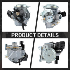 CARBBIA carburetor includes fuel filter to support cleaner fuel flow.