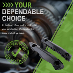 CARBBIA bumper bracket with mounting holes shown for precise alignment