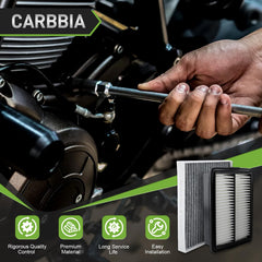CARBBIA cabin filter installed in Elantra GT for cleaner cabin air
