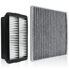 CARBBIA engine air filter close-up showing pleated media for better filtration