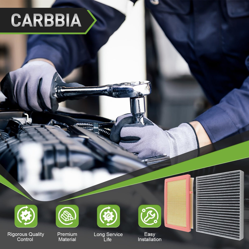 CARBBIA installation step visual suggesting easy, tool-free replacement