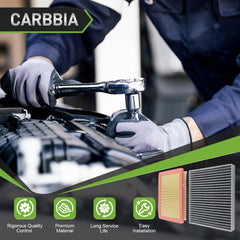 CARBBIA installation step visual suggesting easy, tool-free replacement