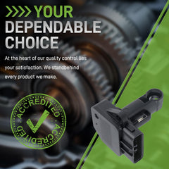 CARBBIA MAF sensor label detail confirms compatible part numbers