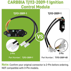 CARBBIA TJ113-2009-1 ignition module back panel detail for easy replacement
