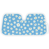 Carbella Blue Daisy sun shade reduces heat and glare for a cooler ride.