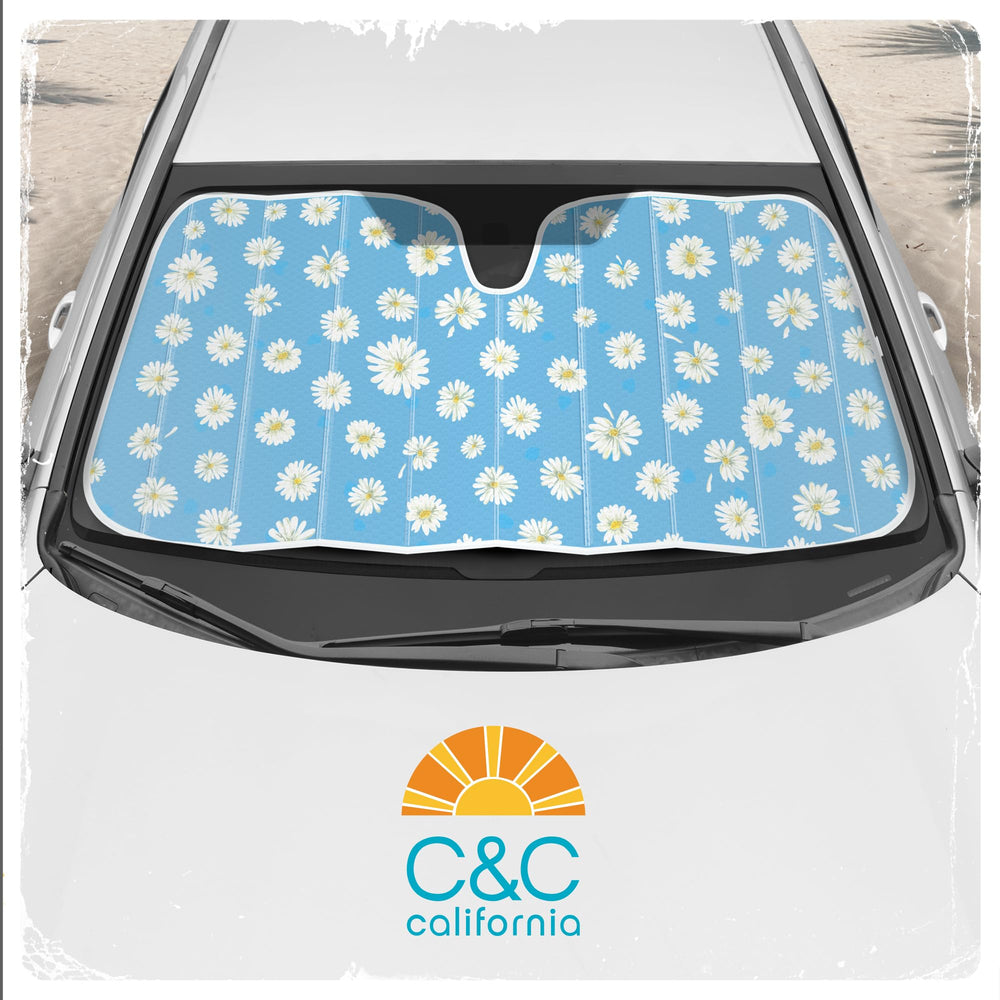 Carbella Blue Daisy interior stays cooler, protecting dashboards and seats.