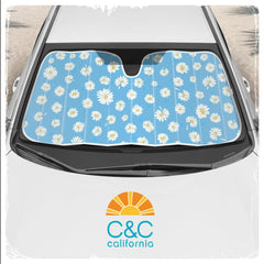 Carbella Blue Daisy interior stays cooler, protecting dashboards and seats.