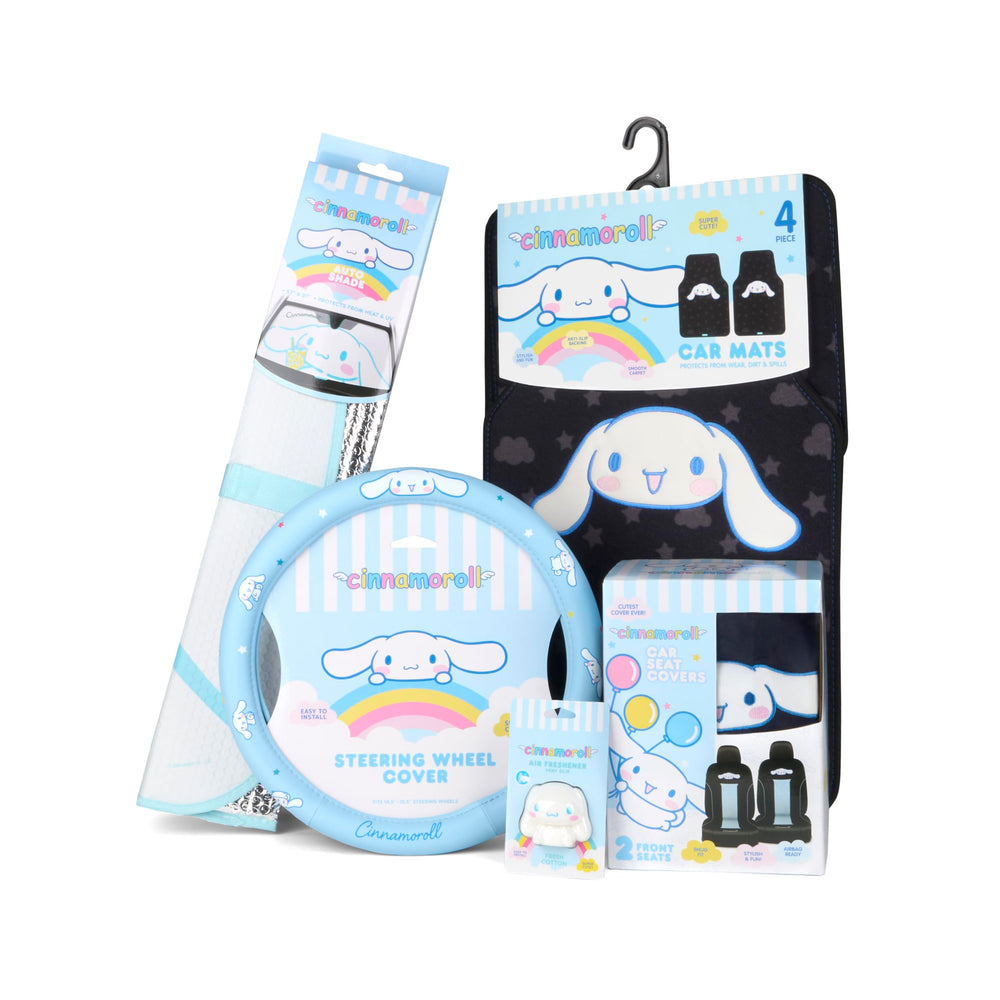 Carbella Cinnamoroll floor mats front and rear protect floors with cute accents