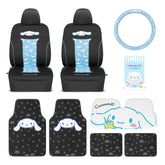 Carbella Cinnamoroll seat covers front protect upholstery with a playful blue design
