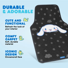 Carbella Cinnamoroll windshield sun shade blocks heat for cooler rides