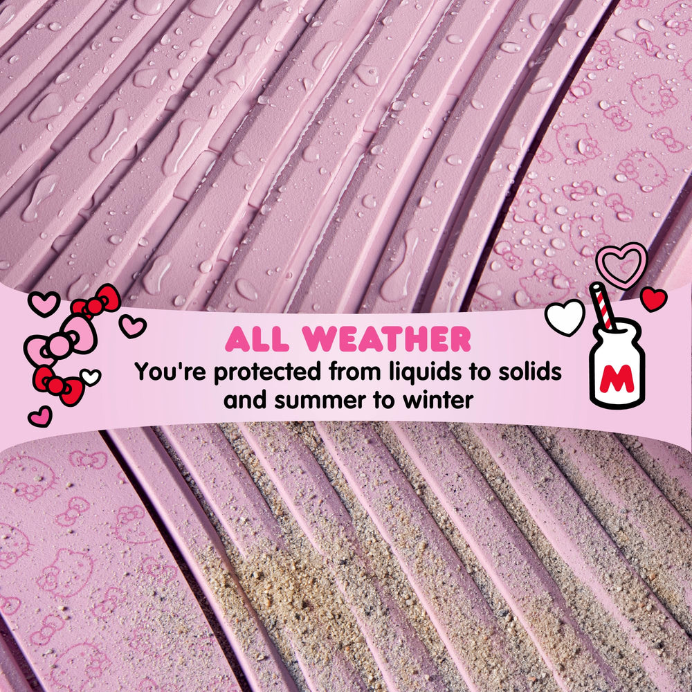 Hello Kitty anti-slip mats by Carbella keep mats in place during drives.