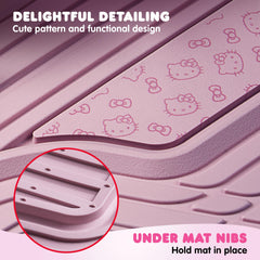 Durable Hello Kitty mats for trucks and SUVs by Carbella.
