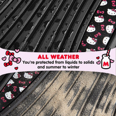 Carbella Hello Kitty anti-slip back prevents mats from shifting
