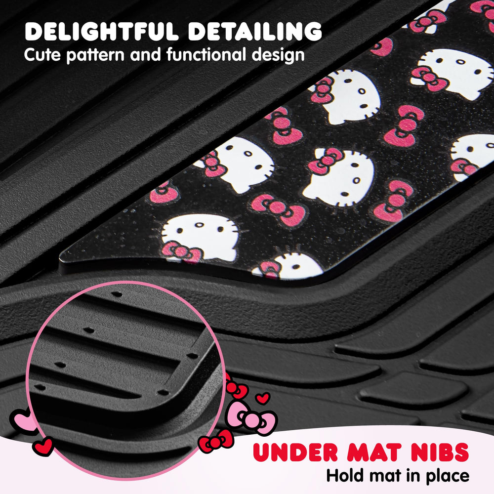 Carbella Hello Kitty rubber texture close-up for heavy-duty protection