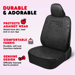 Universal-fit front seat cover for Carbella Hello Kitty design