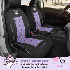 Carbella Kuromi carpet mats detail highlights plush texture and decorative accents.