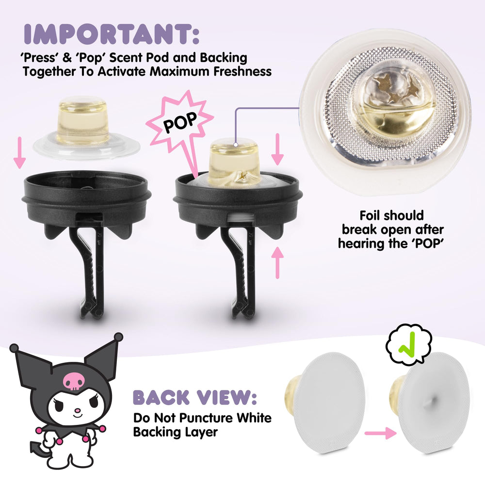 Mix and match refills for customized fragrance options in Carbella air fresheners.