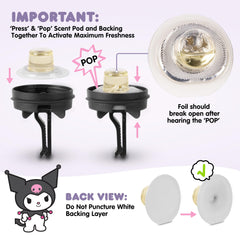 Mix and match refills for customized fragrance options in Carbella air fresheners.