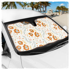 Carbella 57x27-inch shade fits most windshields for cars and trucks.