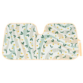 Carbella Sage Floral sun shade folded compact for easy storage.