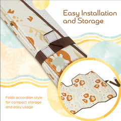 Carbella reinforced-frame shade resists wear during daily car use.