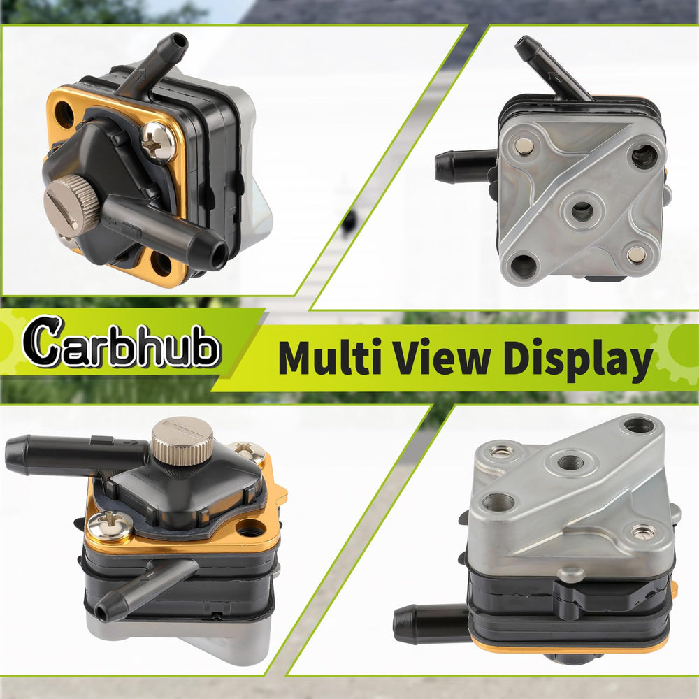 Carbhub 18-7350 fuel pump compatibility chart confirms broad engine fit for classic outboards.