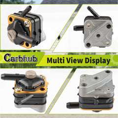 Carbhub 18-7350 fuel pump compatibility chart confirms broad engine fit for classic outboards.