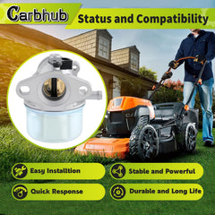 Carbhub 799868 kit shows gasket and O-ring for a reliable seal