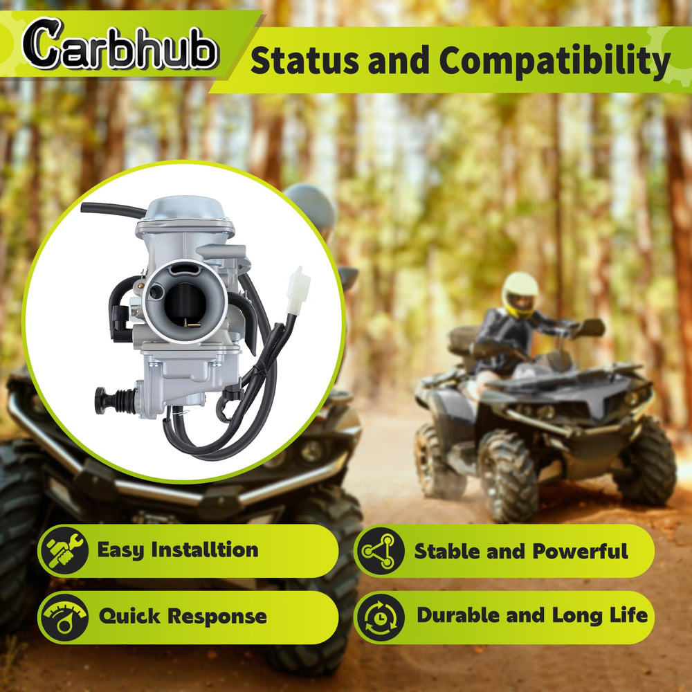 Carbhub carburetor side view showcases durable build and precise fit for Foreman