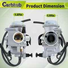 Carbhub throttle base cover screw close-up for secure installation