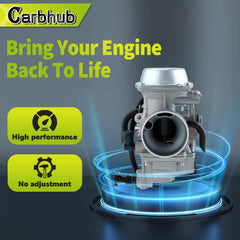 Carbhub TRX300 throttle base cover mounting.