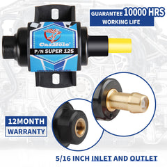 CarBole pump dimensions and fit for 5/16 inch lines.