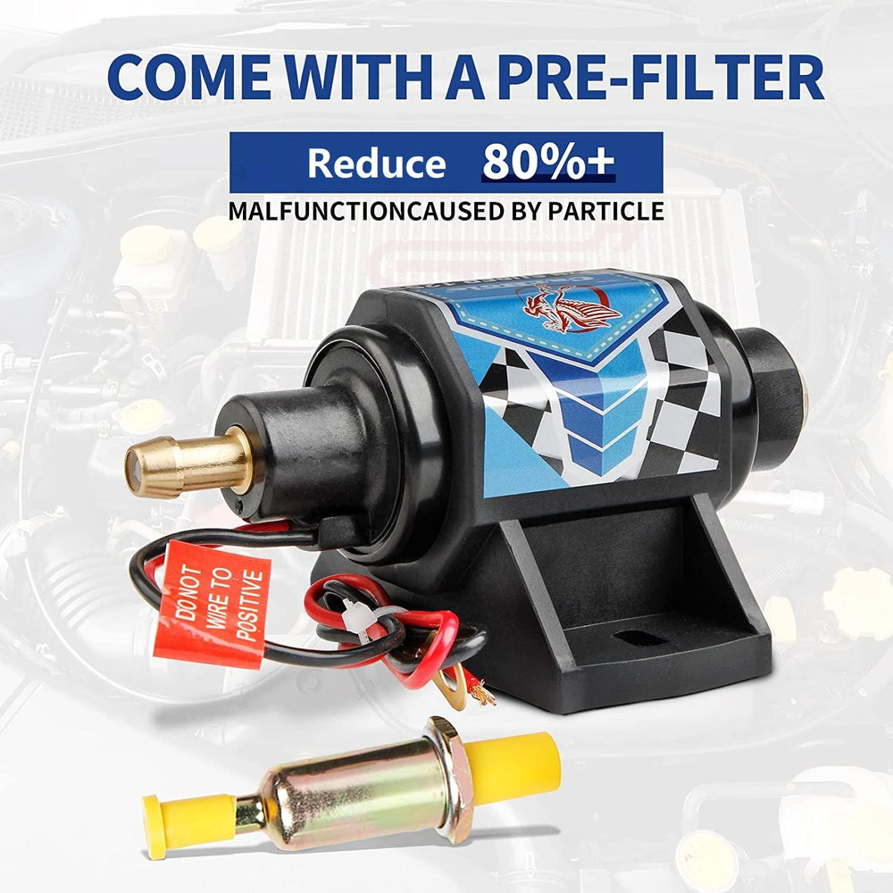 CarBole pump in use with carburetor engines boosts fuel delivery.