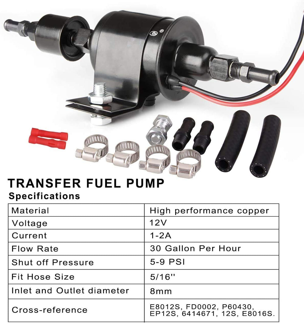 CarBole 12V pump side connection view for easy wiring and secure fitment