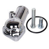 CarBole 21-degree chrome water neck close-up highlights premium chrome finish and fit.