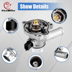 CarBole aluminum thermostat housing offers robust construction for OEM-like fit.