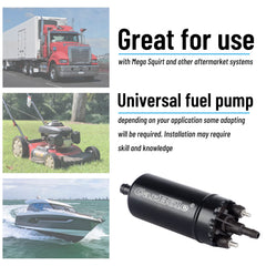 CarBole high‑pressure inline pump suitable for gasoline and diesel applications.