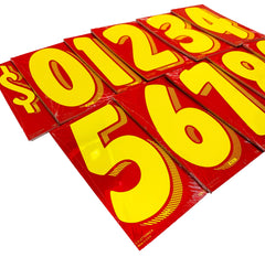 CarBowz EZ Line waterproof vinyl numbers resist weather for outdoor displays.